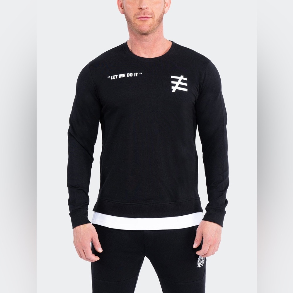 Men’s Maceoo Paris LETMEDOIT Sweater Black, Sz M, Like New Condition!